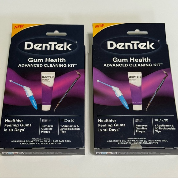 DenTek Gum Health Advanced Cleaning Kit 2 Pack - Picture 1 of 5